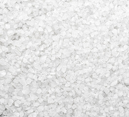 Coarse sea salt crystals forming an interesting textured background