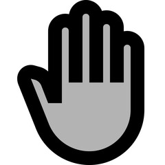 Stop Hand Icon
