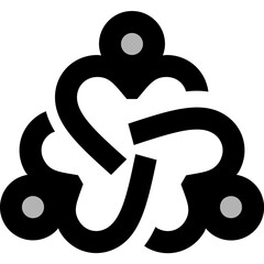 Interlocking Hearts Icon
