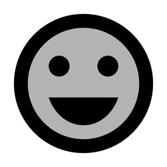 Fototapeta premium Smiling Face Icon 