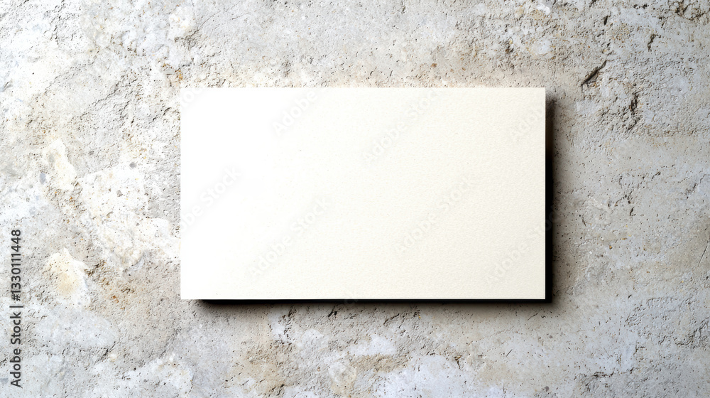 Poster blank notepad on textured surface, ideal for notes and ideas
