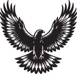 Naklejka premium eagle with wings