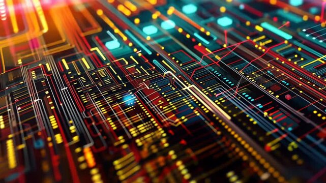 Dynamische Datenstr&ouml;me auf einem abstrakten digitalen Netzwerk
