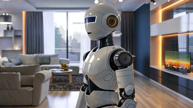 Moderne Wohnraumgestaltung mit Hightech-Elementen