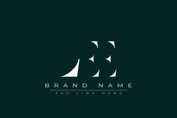 LEE abstract letter logo design. This logo is designed by three abstract letters.