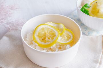 レモン香る炊き込みご飯