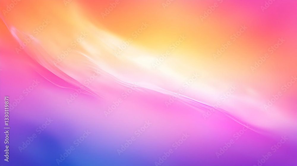 Fototapete abstract colorful gradient background with smooth wave and soft texture