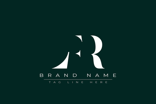 LFR abstract letter logo design. This logo is designed by three abstract letters.