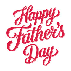 Obraz premium Happy Father's Day typography design