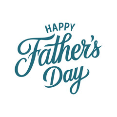 Happy Father's Day typography design