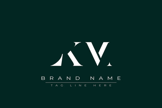 LKM abstract letter logo design. This logo is designed by three abstract letters.