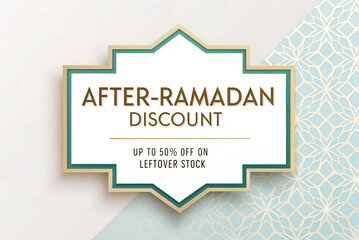 After Ramadan discount announcement