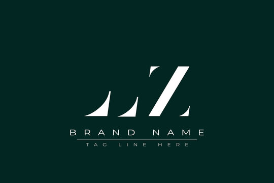 LLZ abstract letter logo design. This logo is designed by three abstract letters.