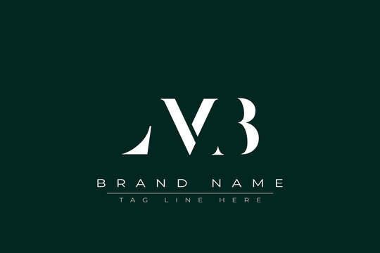 LMB abstract letter logo design. This logo is designed by three abstract letters.