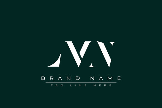 LMN abstract letter logo design. This logo is designed by three abstract letters.