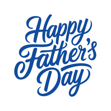 Happy Father's Day typography design