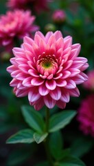 Delicate details of a single chrysanthemum bloom, micro photography, garden