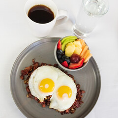 Delicious brunch food