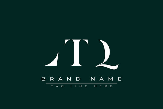 LTQ abstract letter logo design. This logo is designed by three abstract letters.