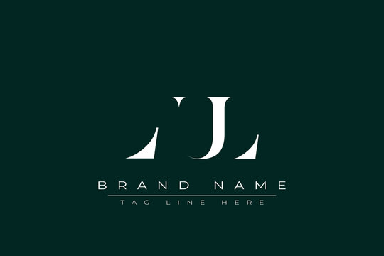 LUL abstract letter logo design. This logo is designed by three abstract letters.