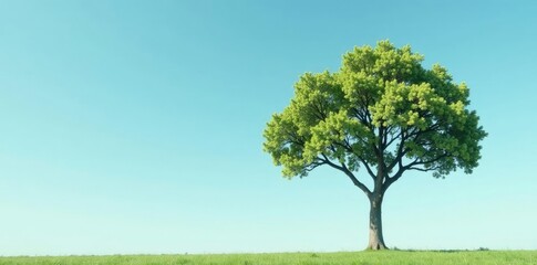 Fototapeta premium Single isolated branch stretching upwards towards the sky, simple, minimalist, tree