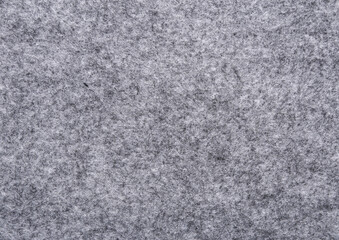 Gray felt texture close up background