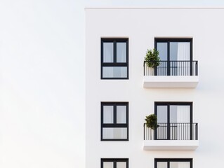 Urban ecoapartment with minimalist Scandinavian design, energyefficient lighting, and sustainable construction, Sustainable Architecture Minimalist, Scandinavian sustainability