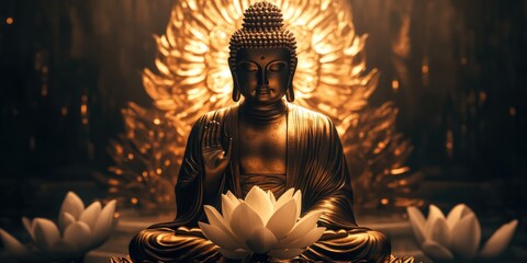 Sitting Person Lotus Position