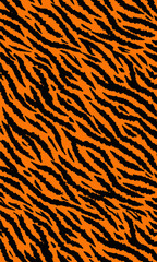 tiger skin pattern background. Seamless tiger skin pattern