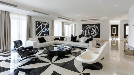 Modern Chic Living Room Interior Design