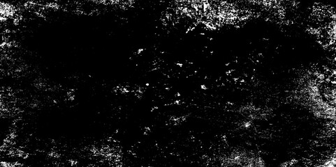 Black and white paint overly distressed grunge crack and scratch dirty wall texture. old paper background. pattern of ink line, splashes wall background. black, white scratch transparent background.