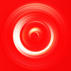 Colorful radial motion effect. Abstract rounded background. Color curves and sphere.