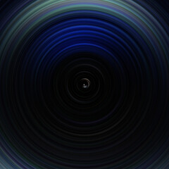 Colorful radial motion effect. Abstract rounded background. Color curves and sphere.