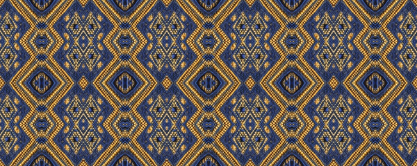 Seamless Navajo Embroidery. Native Woven