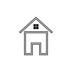  home icon outline house 7.eps, home icon outline house 