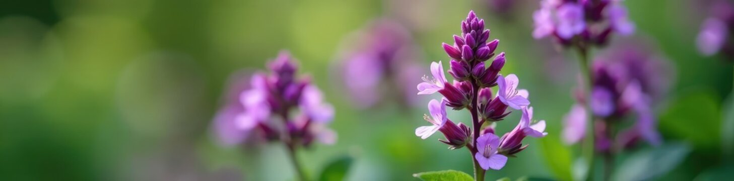 The delicate, small purple flowers of plectranthus mona add a touch to the garden, flowers, delicate