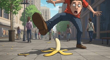 Banana Peel Joke 