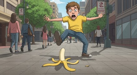 Banana Peel Joke 
