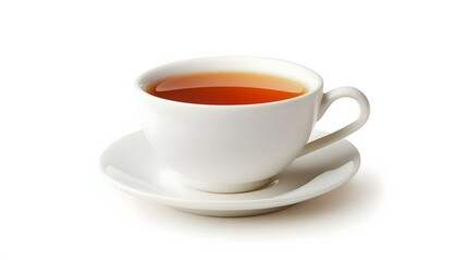 Obraz premium tea cup isolated on white background