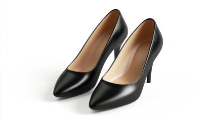 Pair of black high heels