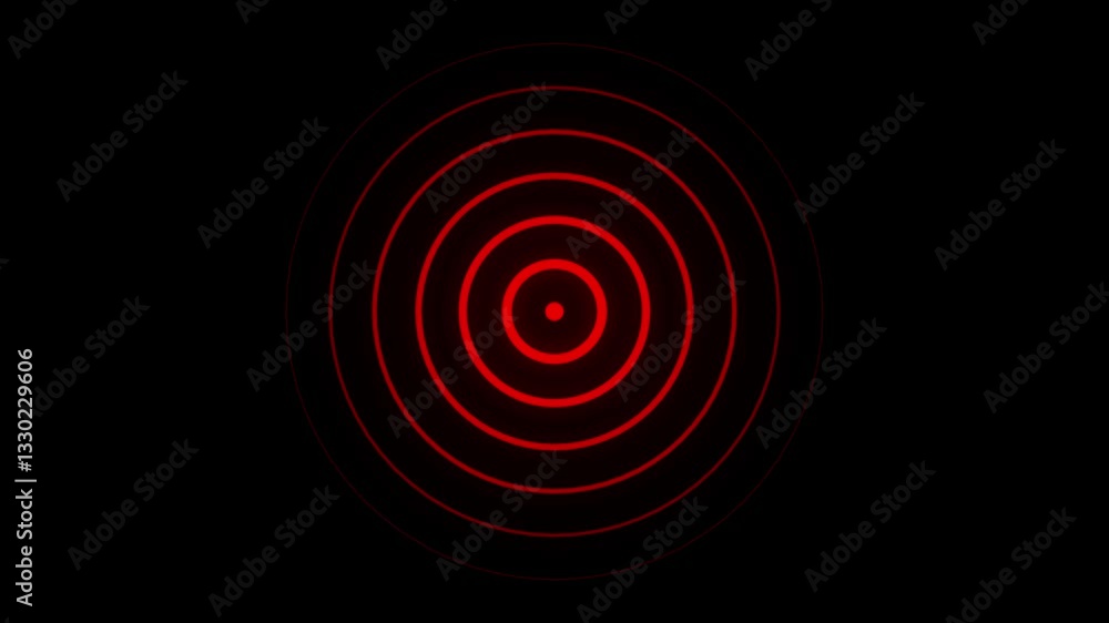 Poster radio waves background animation and expanding graphics. radio wave signal animated background. radi