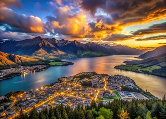 Queenstown Timelapse: Remarkable Peak Views - Stunning New Zealand Scenery
