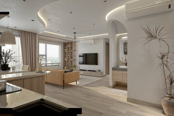 modern living room interior