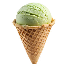ice cream cone Isolated on transparent background