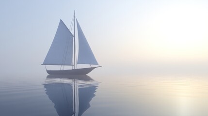 Fototapeta premium Sailboat at sea