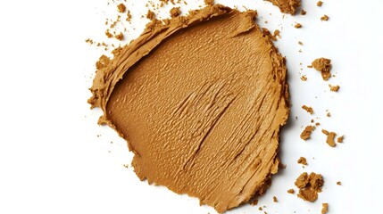 Peanut butter isolated on white background