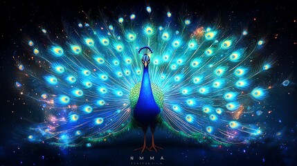 Cosmic Peacock Display