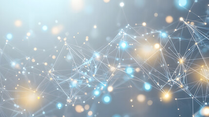 Abstract Network Connection Global Digital Technology Background