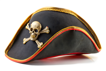  pirate hat  isolated on white background .PNG