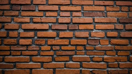 Obraz premium Rustic Brick Wall Texture Background with Detailed Masonry and Mortar